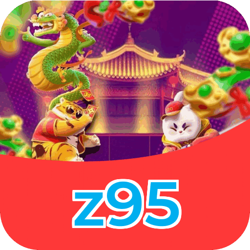 Interface do aplicativo z95 mostrando jogos disponíveis no iOS e Android